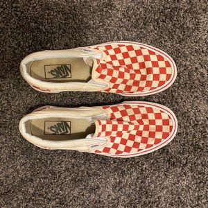 Vans Red and White Checkered